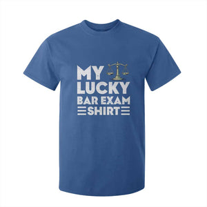 Lawyer Law School My Lucky Bar Exam T Shirt For Kid TS09 Royal Blue Print Your Wear