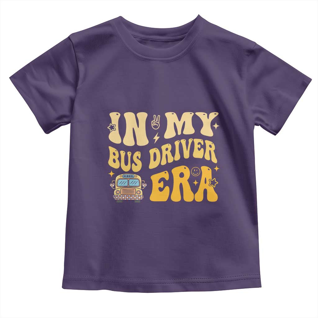 In My Bus Driver Era Toddler T Shirt TS09 Purple Print Your Wear