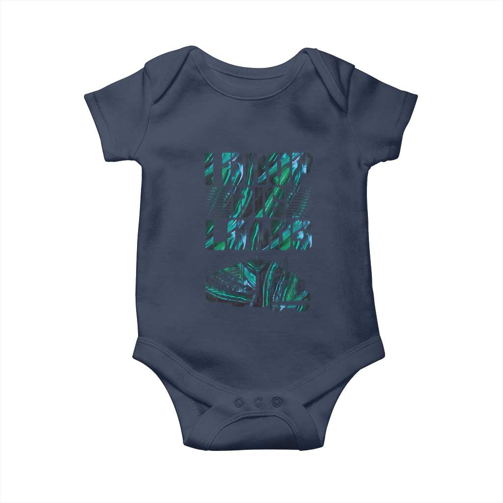 Truck Driver Baby Onesie I Drop Big Loads TS09 Navy Print Your Wear
