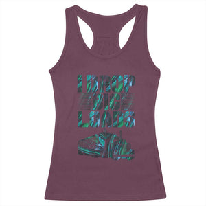 Truck Driver Racerback Tank Top I Drop Big Loads TS09 Maroon Print Your Wear