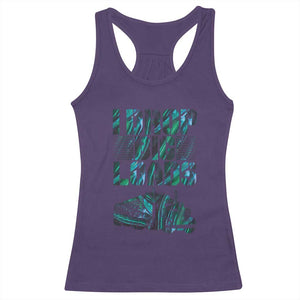 Truck Driver Racerback Tank Top I Drop Big Loads TS09 Purple Print Your Wear
