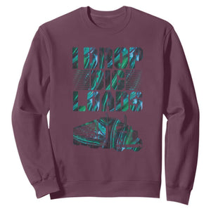 Truck Driver Sweatshirt I Drop Big Loads TS09 Maroon Print Your Wear