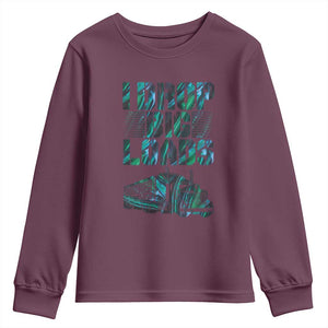 Truck Driver Youth Sweatshirt I Drop Big Loads TS09 Maroon Print Your Wear