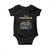 Truck Driver Baby Onesie I'm A Trucker TS09 Black Print Your Wear