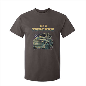 Truck Driver T Shirt For Kid I'm A Trucker TS09 Dark Chocolate Print Your Wear