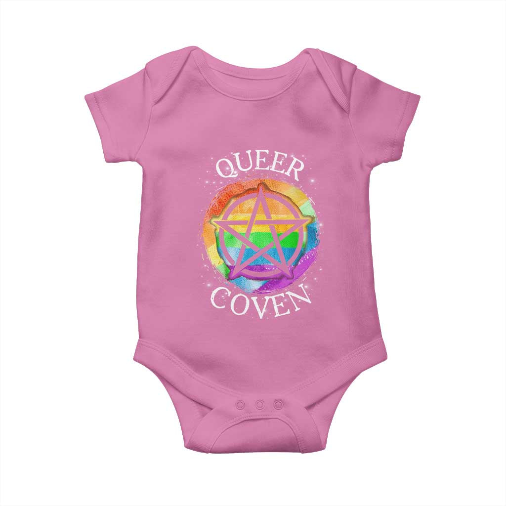 Funny Halloween LGBT Baby Onesie Queer Coven TS09 Azalea Print Your Wear