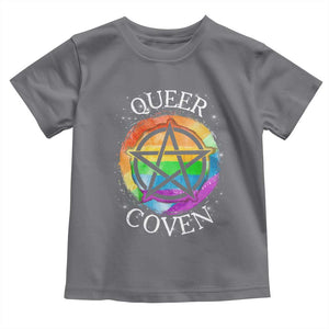 Funny Halloween LGBT Baby Shirt Queer Coven TS09 Charcoal Print Your Wear
