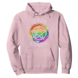 Funny Halloween LGBT Hoodie Queer Coven TS09 Light Pink Print Your Wear