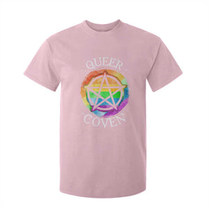 Funny Halloween LGBT T Shirt For Kid Queer Coven TS09 Light Pink Print Your Wear