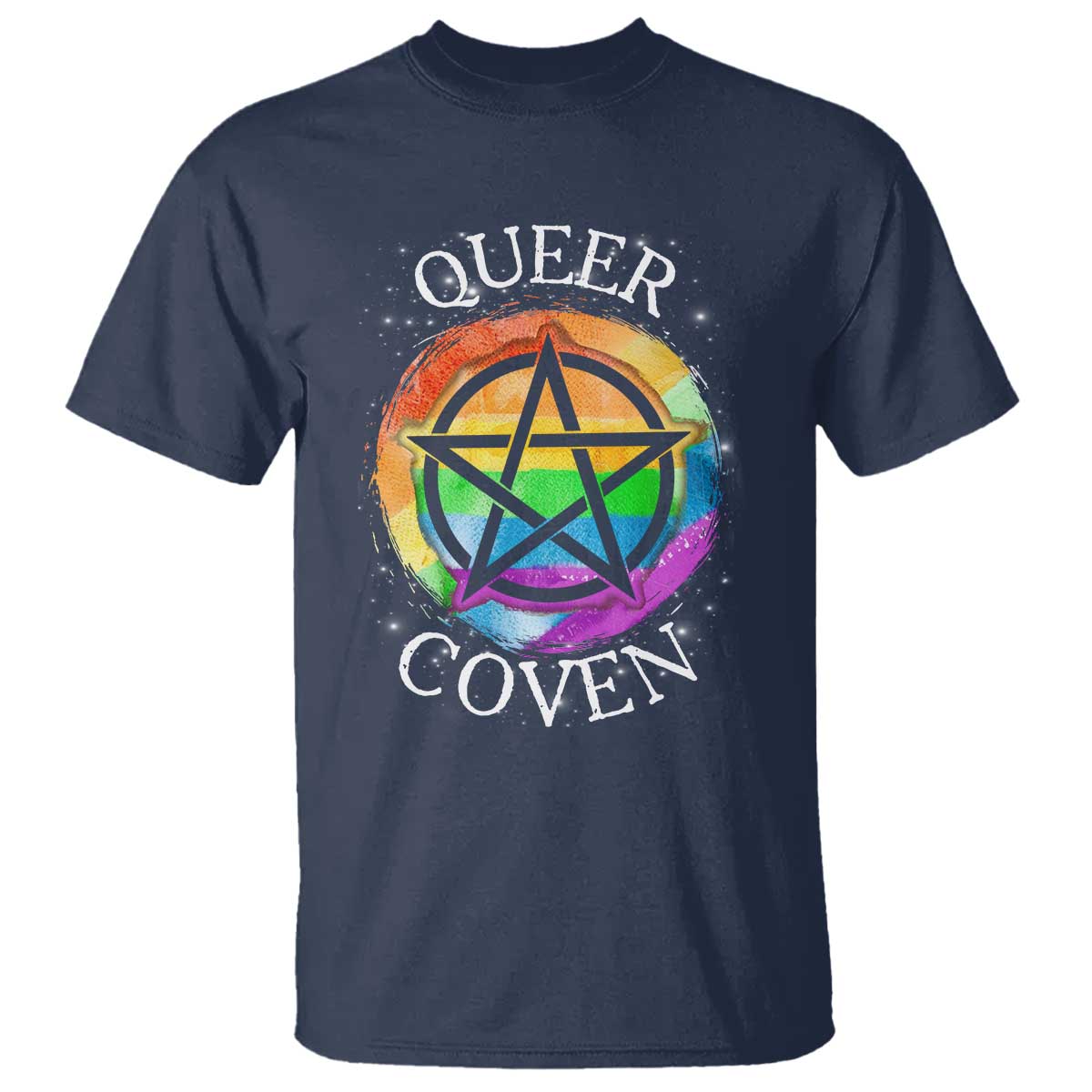 Funny Halloween LGBT T Shirt Queer Coven TS09 Navy Print Your Wear