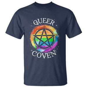 Funny Halloween LGBT T Shirt Queer Coven TS09 Navy Print Your Wear
