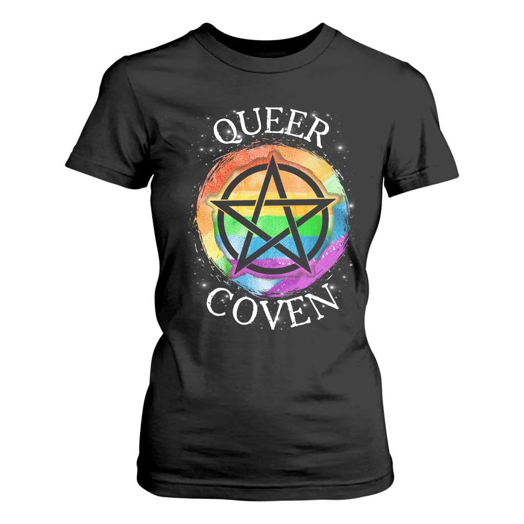 Funny Halloween LGBT T Shirt For Women Queer Coven TS09 Black Print Your Wear