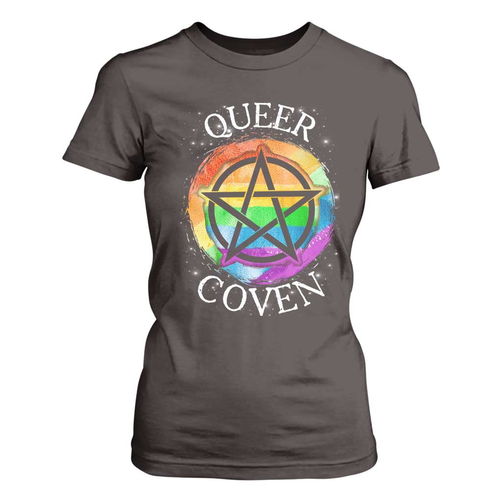 Funny Halloween LGBT T Shirt For Women Queer Coven TS09 Dark Chocolate Print Your Wear