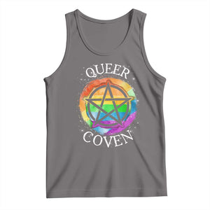 Funny Halloween LGBT Tank Top Queer Coven TS09 Deep Heather Print Your Wear