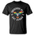 Funny Halloween LGBT T Shirt Possessed By Gay Demon Rainbow Bat TS09 Black Print Your Wear