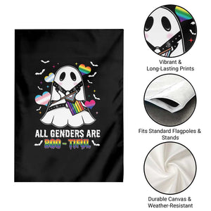 Funny Halloween LGBT Garden Flag All Genders Are Bootiful Rainbow Flag TS09 Print Your Wear