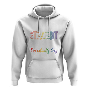 Funny Halloween LGBT Hoodie This Is My Straight Costume TS09 White Print Your Wear