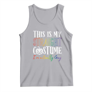 Funny Halloween LGBT Tank Top This Is My Straight Costume TS09 Athletic Heather Print Your Wear