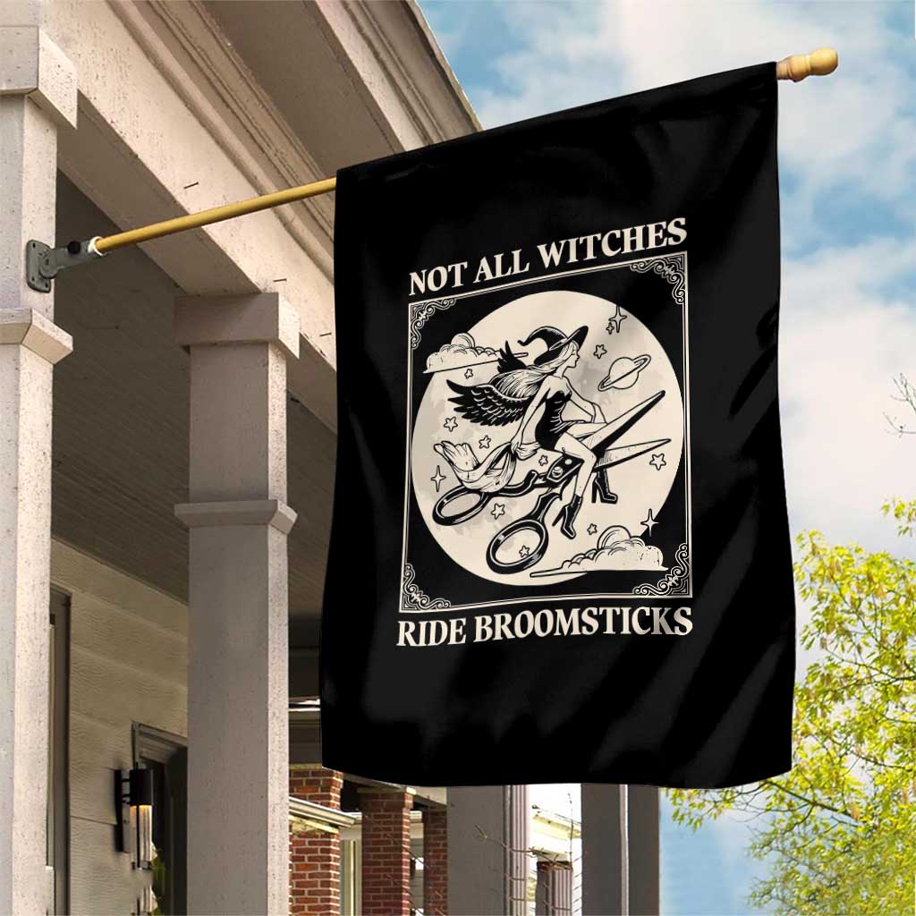Funny Halloween Lesbian Garden Flag Some Witches Don't Ride Broomsticks Les Witch TS09 Print Your Wear