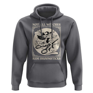 Funny Halloween Lesbian Hoodie Some Witches Don't Ride Broomsticks Les Witch TS09 Charcoal Print Your Wear