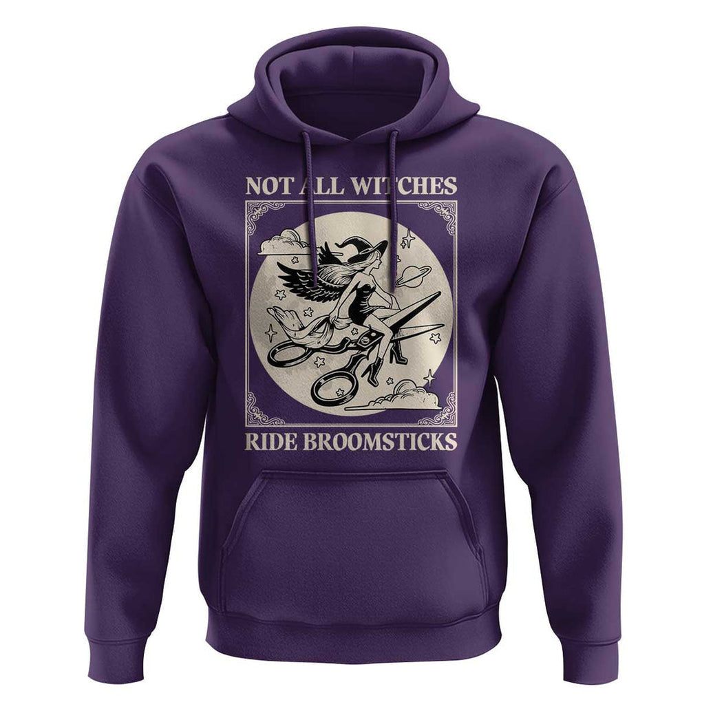 Funny Halloween Lesbian Hoodie Some Witches Don't Ride Broomsticks Les Witch TS09 Purple Print Your Wear
