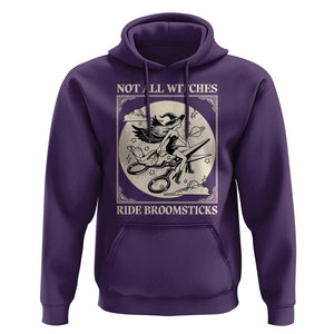 Funny Halloween Lesbian Hoodie Some Witches Don't Ride Broomsticks Les Witch TS09 Purple Print Your Wear