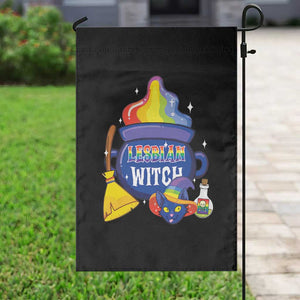 Funny Halloween LGBT Garden Flag I'm The Lesbian Witch TS09 Print Your Wear