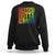 Straight Outta The Closet LGBT Come Out Sweatshirt TS09 Black Print Your Wear