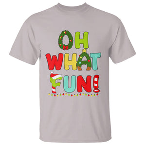 Oh What Fun Christmas Tree Candy Cane T Shirt TS09 Printyourwear