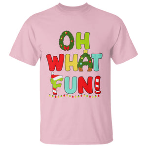 Oh What Fun Christmas Tree Candy Cane T Shirt TS09 Printyourwear