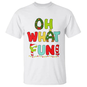Oh What Fun Christmas Tree Candy Cane T Shirt TS09 Printyourwear