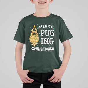 Merry Pugging Christmas Dog Pugmas Pug Xmas T Shirt For Kid TS09 Printyourwear