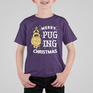 Merry Pugging Christmas Dog Pugmas Pug Xmas T Shirt For Kid TS09 Printyourwear