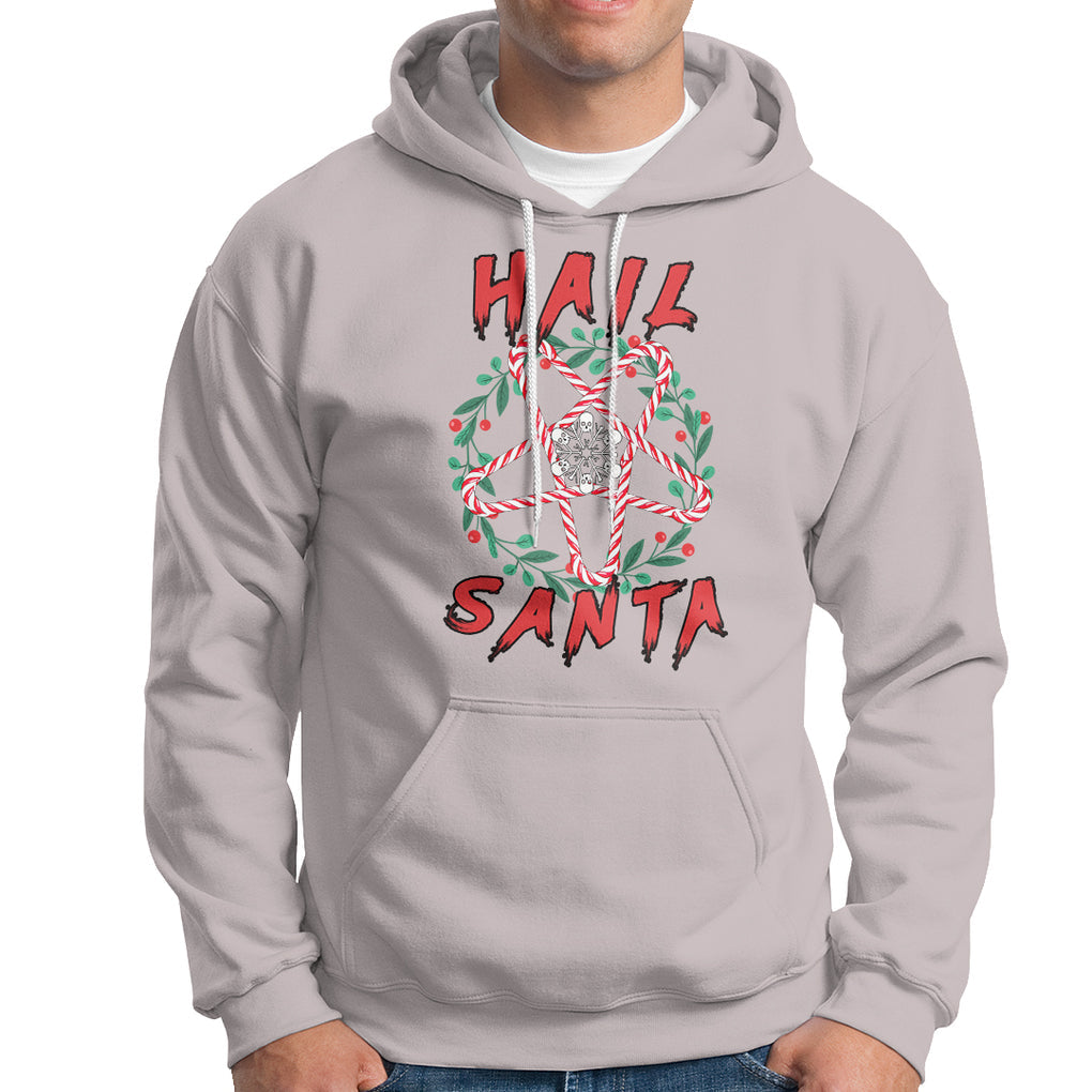Hail Santa Krampus Ugly Christmas Candy Star Hoodie TS09 Printyourwear