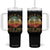 Christian Tumbler With Handle Walk By Faith Not By Sight Retro TS09 One Size: 40 oz Black Print Your Wear