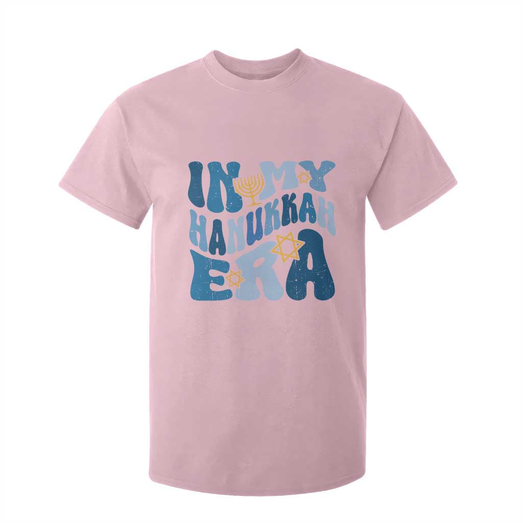 In My Hanukkah Era T Shirt For Kid Groovy Chanukkah Jewish TS09 Light Pink Print Your Wear
