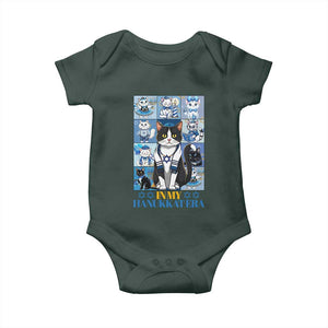 Hanukkah Cat Baby Onesie In My Hanukkat Era Cute Jewish Cats TS09 Print Your Wear