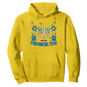 Funny Hanukkah Cat Hoodie Meowzel Tov Jewish Chanukkah TS09 Daisy Print Your Wear