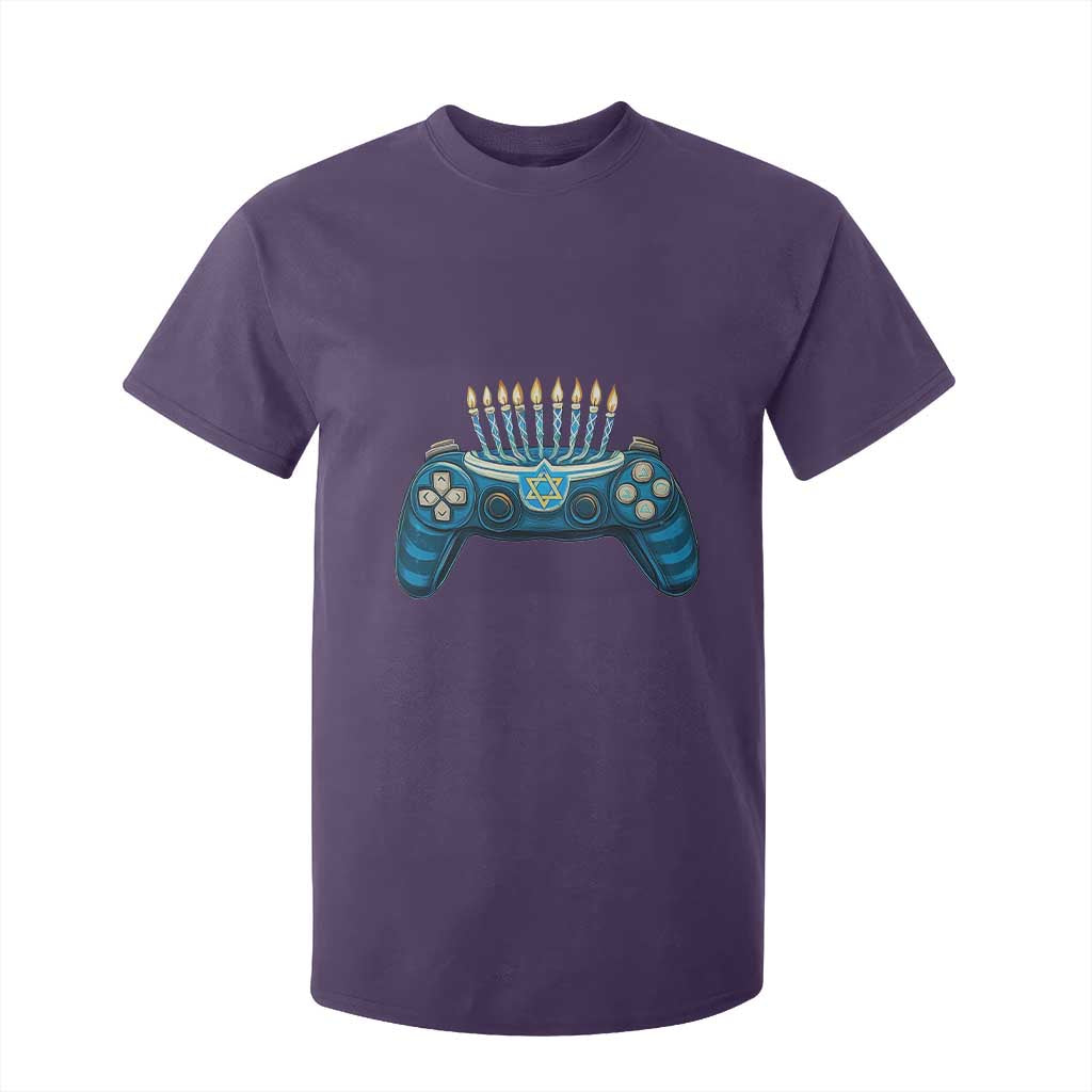 Funny Hanukkah Gamer Gaming T Shirt For Kid TS09 Purple Print Your Wear