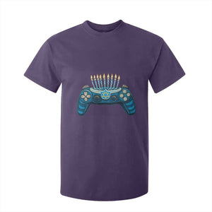 Funny Hanukkah Gamer Gaming T Shirt For Kid TS09 Purple Print Your Wear