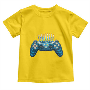 Funny Hanukkah Gamer Gaming Toddler T Shirt TS09 Daisy Print Your Wear