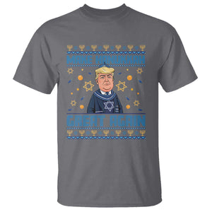 Funny Make Hanukkah Great Again Trump T Shirt TS09 Charcoal Print Your Wear