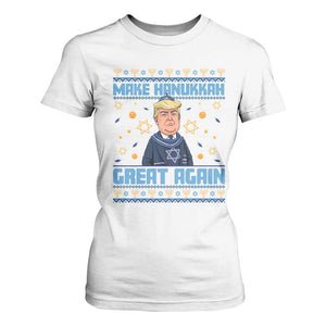 Funny Make Hanukkah Great Again Trump T Shirt For Women TS09 White Print Your Wear