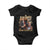 Funny Hanukkah Trump Baby Onesie Feliz Januca Ladino Jewish Sephardic TS09 Black Print Your Wear