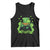 St Patrick's Day Tank Top Gamerchaun Video Game Funny Lucky Gamer TS09 Black Print Your Wear
