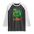 St Patrick's Day Raglan Shirt Irish I Was Gaming Funny Lucky Shamrocks Gamer TS09 Black White Print Your Wear