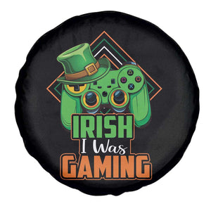 St Patrick's Day Spare Tire Cover Irish I Was Gaming Funny Lucky Shamrocks Gamer TS09 Print Your Wear
