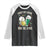 St Patrick's Day Raglan Shirt Beer Drinking Shut Up Liver You're Fine TS09 Black White Print Your Wear