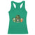 St Patrick's Day Racerback Tank Top Irish Beer Funny Skeleton Drinking TS09 Irish Green Print Your Wear