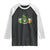 St Patrick's Day Raglan Shirt Irish Beer Funny Skeleton Drinking TS09 Black White Print Your Wear